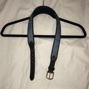 Boys Blue Vineyard Vines Belt with Whales